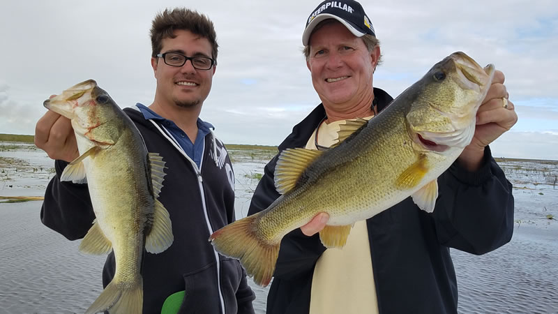 Strong Morning Bass Fishing Bite on Lake Okeechobee