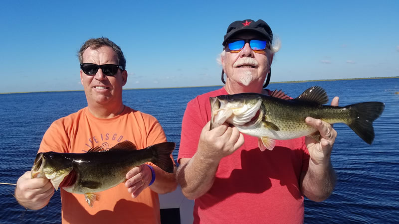 Big Numbers Catching Lake Okeechobee Bass on Two Day Fishing Excursion