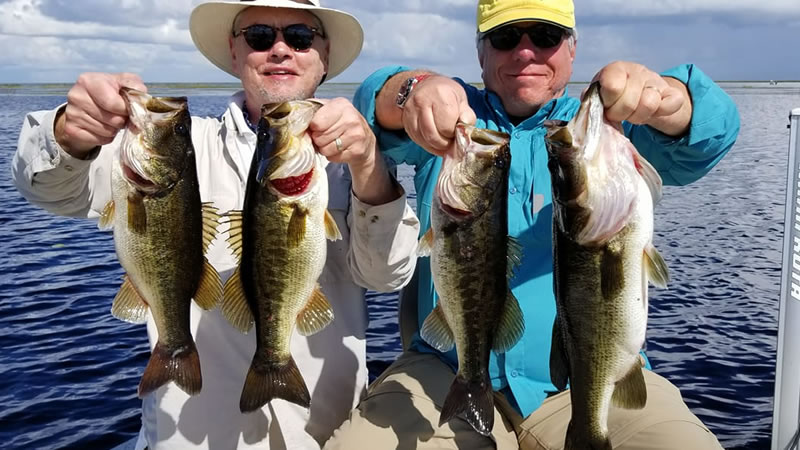 Two Florida Fishing Trips Catching Big Bass on Lake Okeechobee